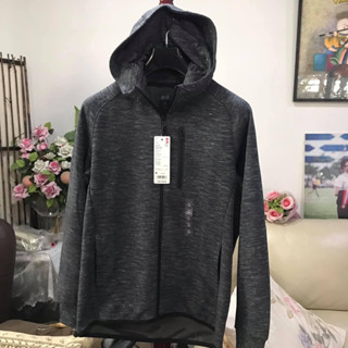 เสื้อ Uniqlo dry stretch sweat full zip hoodies Size M