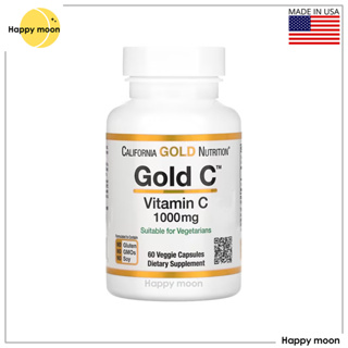 California Gold Nutrition, Gold C, USP Grade Vitamin C, 1,000 mg, 60 Veggie Capsules