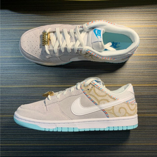 （ของแท้ 100 %）Nike Dunk L ow Retro SE "Barber Shop"