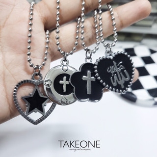 🖤TAKEONE KEYCHAIN(พร้อมส่ง) พวงกุญแจโซ่สแตนเลส พวงกุญแจห้อยกระเป๋า