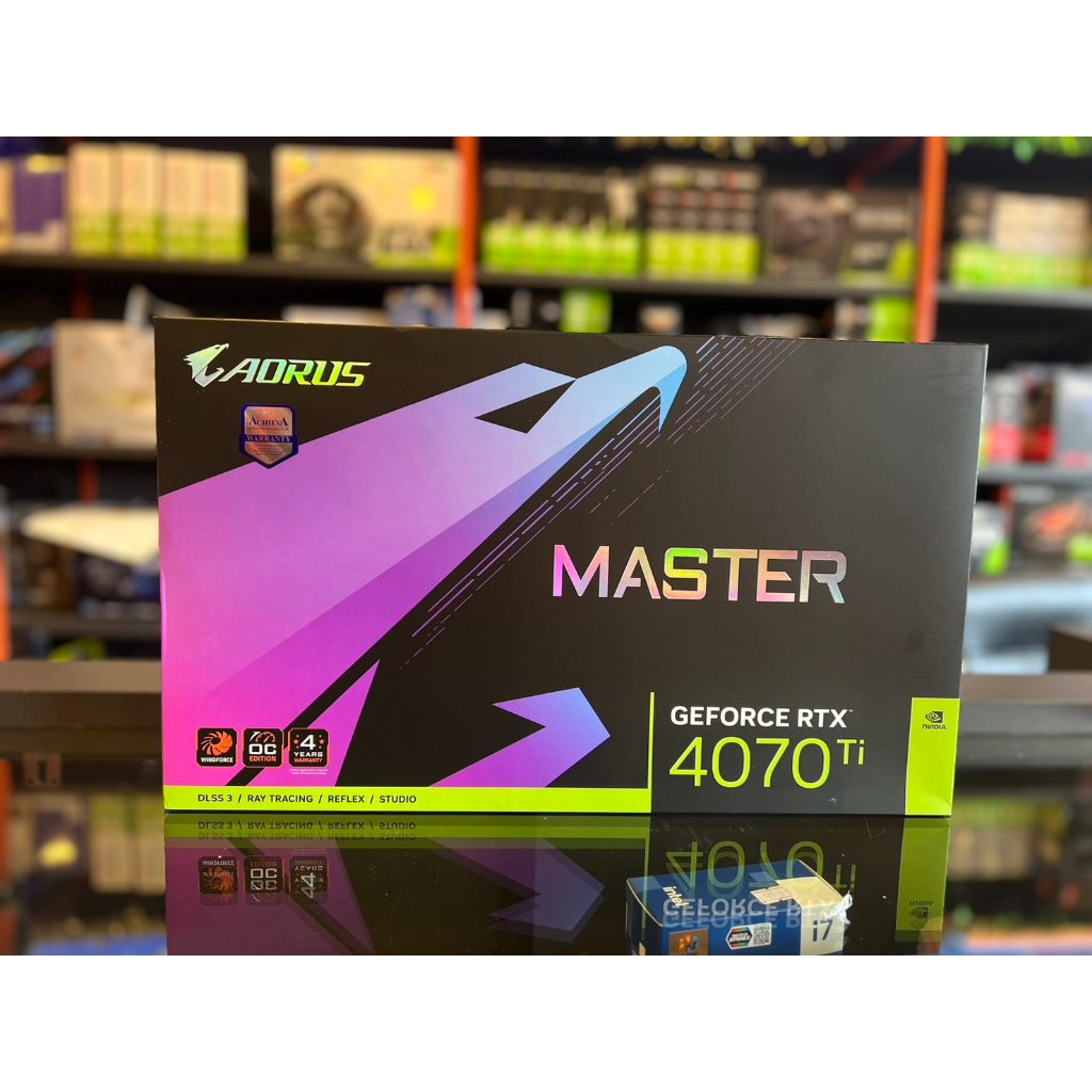 GIGABYTE AORUS GEFORCE RTX 4070 TI MASTER 12GB GDDR6X *การ์ดจอ