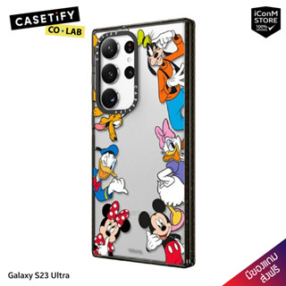 [พร้อมส่ง] CASETiFY - Mickey &amp; Friends Frame (Clear-Black) - Galaxy S23 Ultra [สินค้าแท้100% ผ่อน0% ส่งฟรี มีของแถม]