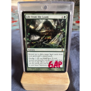 การ์ด MTG Life from the loam Green Magic the gathering EDH รุ่น Ravnica สภาพ Ex-Nm