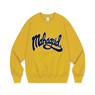 ALAND เสื้อยืด MAHAGRID CURVED LOGO SWEATSHIRT