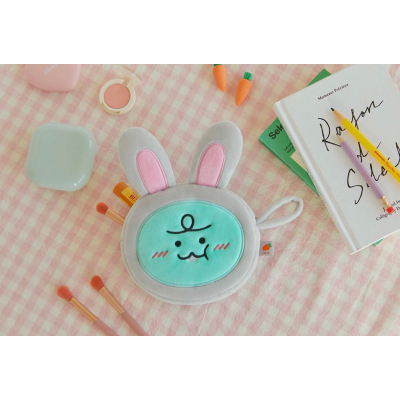 พร้อมส่ง🍀Kakao Friends🍀 Soft Plush Pouch Rabbit Jordy Limited Edition
