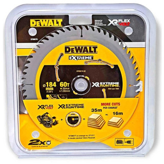 DEWALT ใบเลื่อยวงเดือน 7 นิ้ว 60 ฟัน (ตัดไม้) DT99579