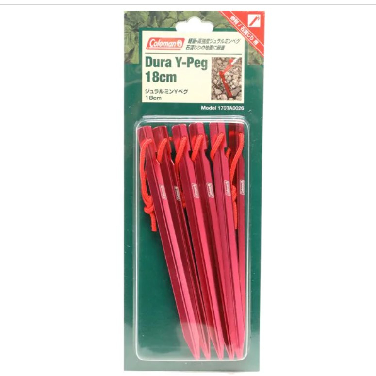 สมอบก COLEMAN JAPAN DURA Y-PEG 18CM