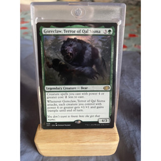 การ์ด MTG Goreclaw, Terror of Qal Sisma Green Magic the gathering rare EDH รุ่น Jmp2022 สภาพ Nm