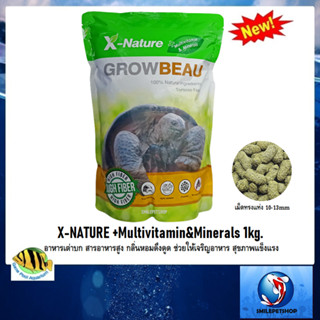 X-NATURE +Multivitamin&amp;Minerals 1kg.(อาหารเต่าบก สารอาหารสูง กลิ่นหอมดึงดูด ช่วยให้เจริญอาหาร สุขภาพแข็งแรง)