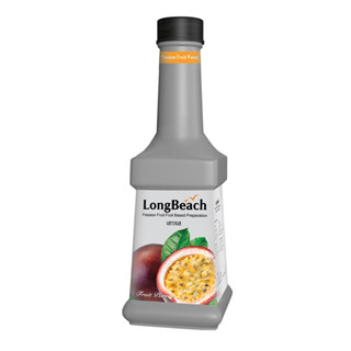 LongBeach Passion Fruit Puree ลองบีชเพียวเร่เสาวรส 900ml.