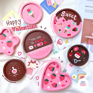 💖 Happy Valentine | ถาดปูน จานรอง พร็อพถ่ายรูปสินค้า