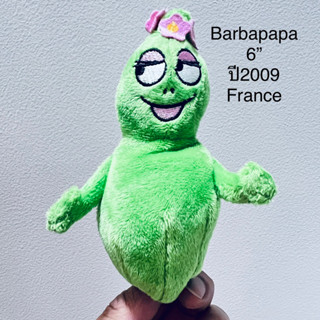 #ตุ๊กตา #บาร์บาปาป้า #Barbapapa #ป้ายชัด #6นิ้ว #บาร์บาลาล่า #Barbalala #มีเม็ดถ่วง from France นุ่มๆ จับตั้งได้