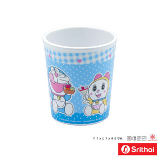 Srithai Melamine แก้วน้ำ เมลามีน ลายDoraemon sweetlittel C 635-2.5 ขนาด 2.5 นิ้ว