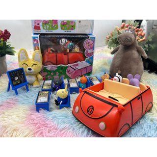 🌈ของเล่น ของเล่นเด็ก รถเด็กเล่น mini car ตุ๊กตาหมู ตุ๊กตา ของเล่นชุดโรงเรียนของหนู no.YM7061