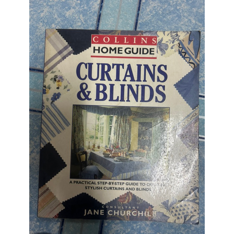 Collins home guide Curtains & blinds คู่มือ บ้าน ผ้าม่าน และ มู่ลี่ เนื้อหาภายใน ภาษาอังกฤษ