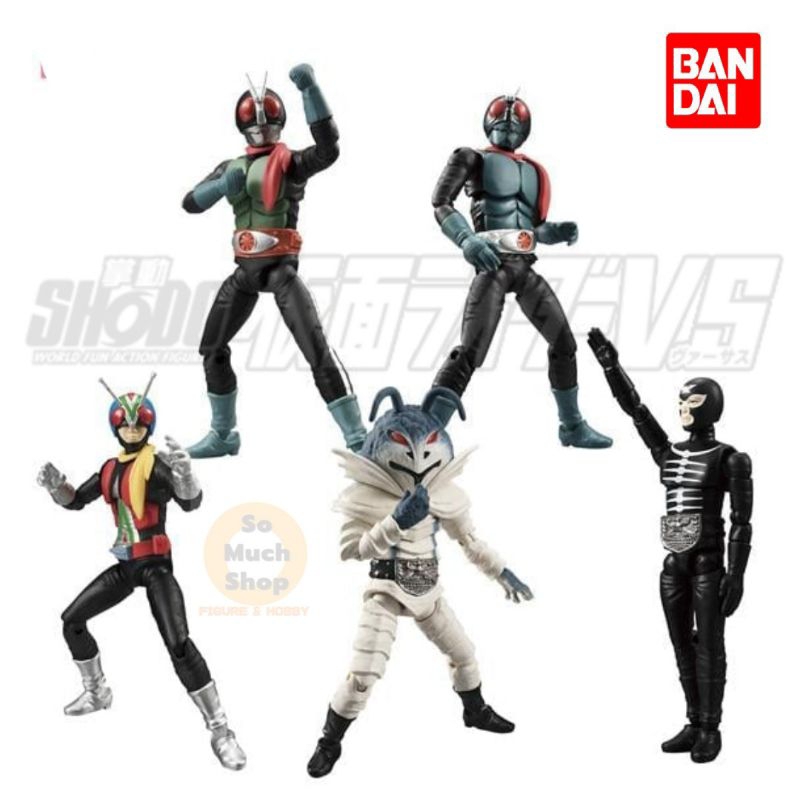 Shodo Kamen Rider VS 2 Masked Rider 1, Riderman, Zanjioh, Shocker Combatman