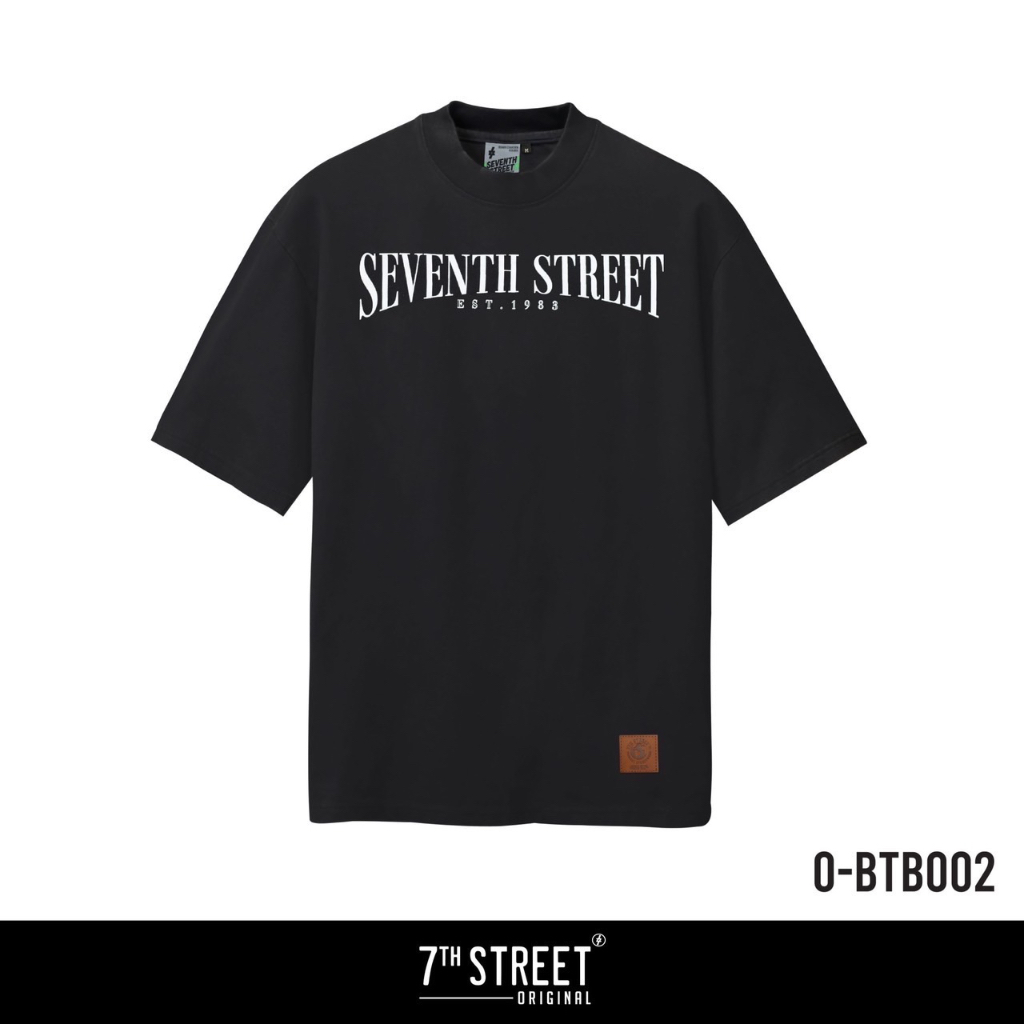 7th Street เสื้อยืดแบบโอเวอไซส์  (Oversize) 90' STYLE รุ่น O-BTB002