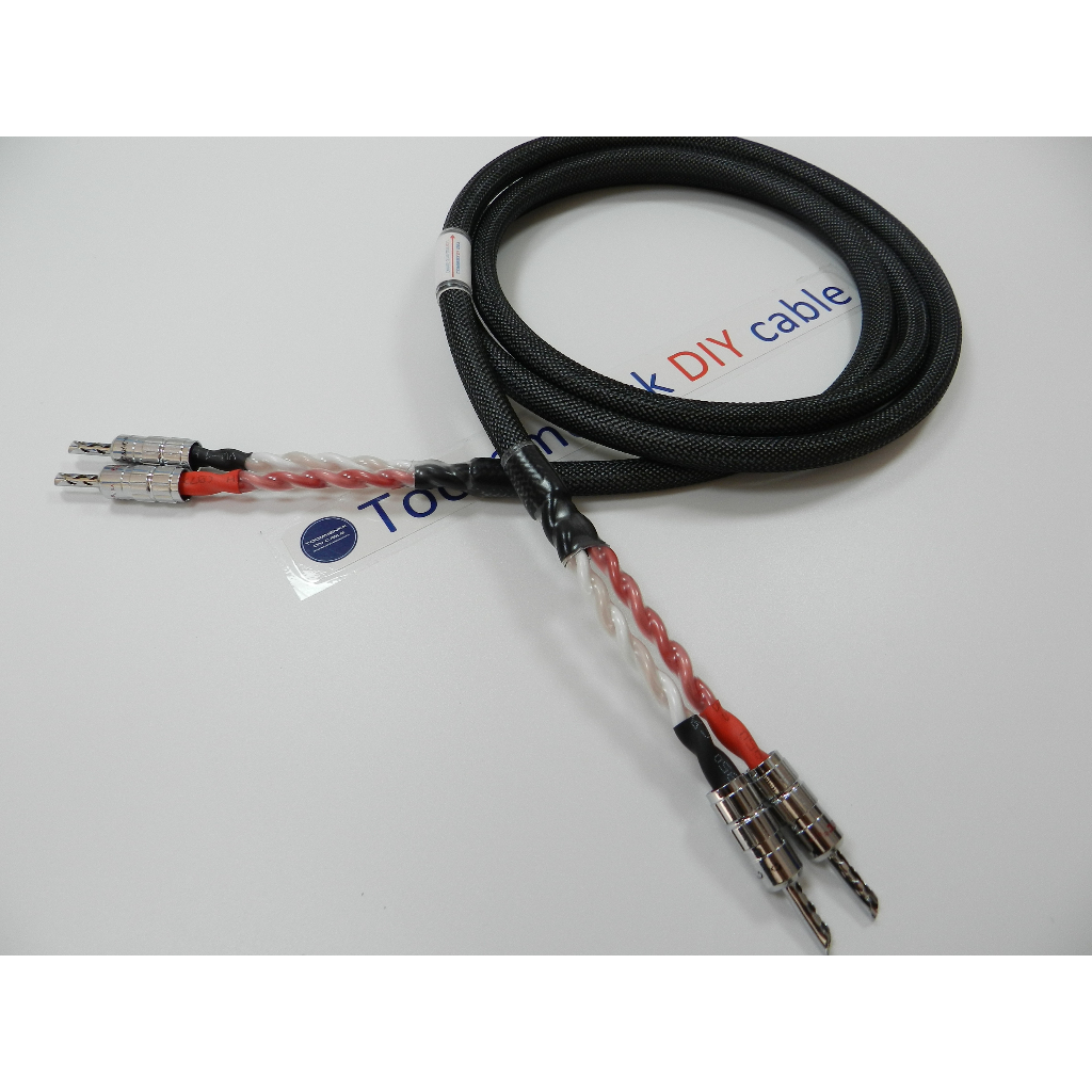 สายลำโพงรุ่นใหญ่ Canare quad star 4S11 หัวเสียบ CMC(แบบเส้นเดียว)