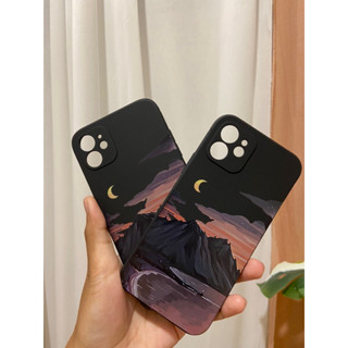 เคสโทรศัพท์มือถือสีดำ APPLE IPHONE MAX ลายภูเขา  พร้อมส่ง ส่งไว สวยมากกกก ❤️❤️