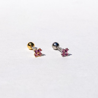 จิวต่างหูเกาหลี More Than Piercing: A097 Tiny Square