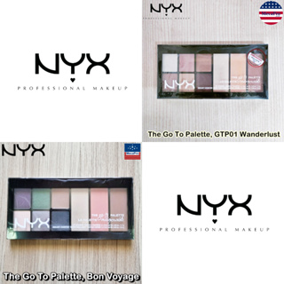 NYX® The Go To Palette นิกซ์ พาเลทแต่งหน้า อายแชโดว์ 6 เฉดสี, แป้งอิลลูมิเนต, บลัช, บรอนเซอร์