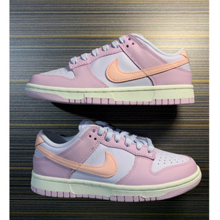 （ของแท้ 100 %）Nike Dunk Low "Atmosphere Pink" รองเท้าผ้าใบลำลองแบบคลาสสิกต่ำ