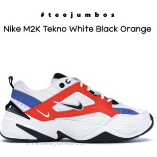 รองเท้า Nike M2K Tekno White Black Orange 🌵🌈🔥 สินค้าพร้อมกล่อง รองเท้าสีขาว