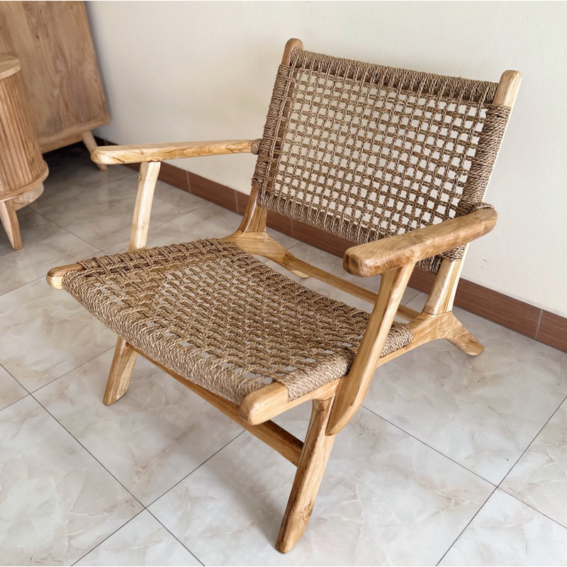 Relax Chair เก้าอี้ชายหาดเชือก Seagrass