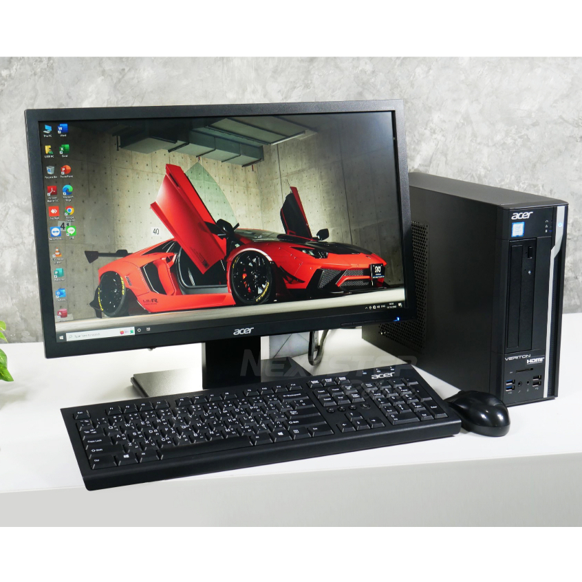 คอมชุด Acer Veriton X6650G จอ 21.5" Core i7 Ram 8 SSD 256 HDD 2TB Nvidia GT-720 คอมมือสอง