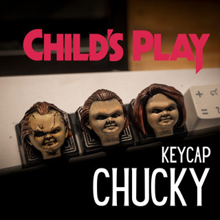 ส่งฟรี Artisan keycap Chucky