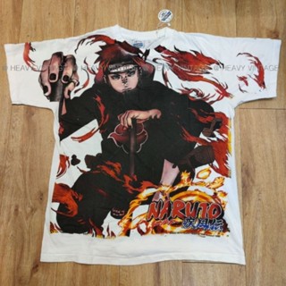 NARUTO BOOTLEG OVERPRINT เสื้อลายการ์ตูน นารูโตะ