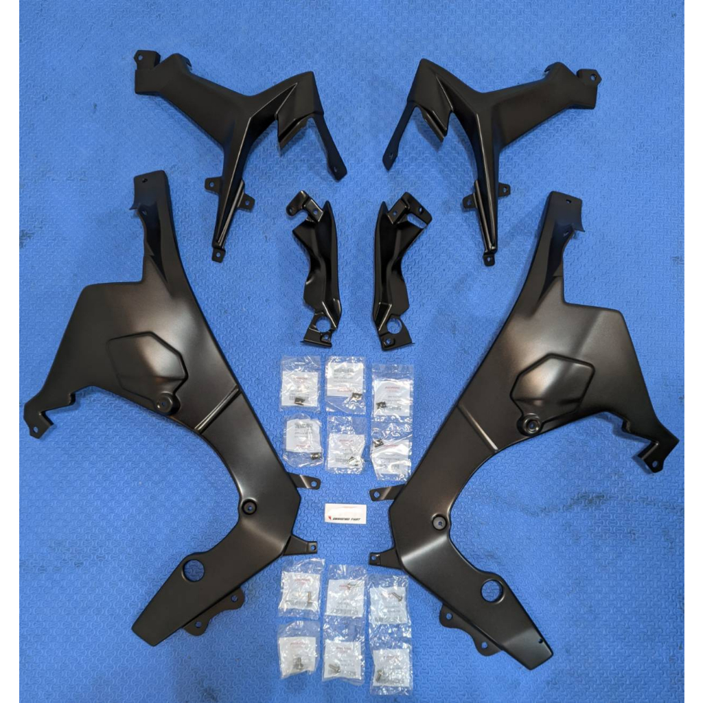 ครอบโครง/frame cover CBR650RR-SP สีดำ-สีเงิน