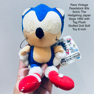 #ตุ๊กตา #โซนิค #TAILS #Sonic HedgeHog #USED #SEGA #Plush #ปี1992 #8” #ตาปากหลุด ป้ายห้อย หายากที่สุด ราคาในEbayสูงมาก