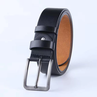 พร้อมส่ง!! เข็มขัดผู้ชายหนังPU ขนาด3.7 cm ความยาว 125 cm หัวโลหะ แข็งแรง เข็มขัดแฟชั่น （ P17 ）
