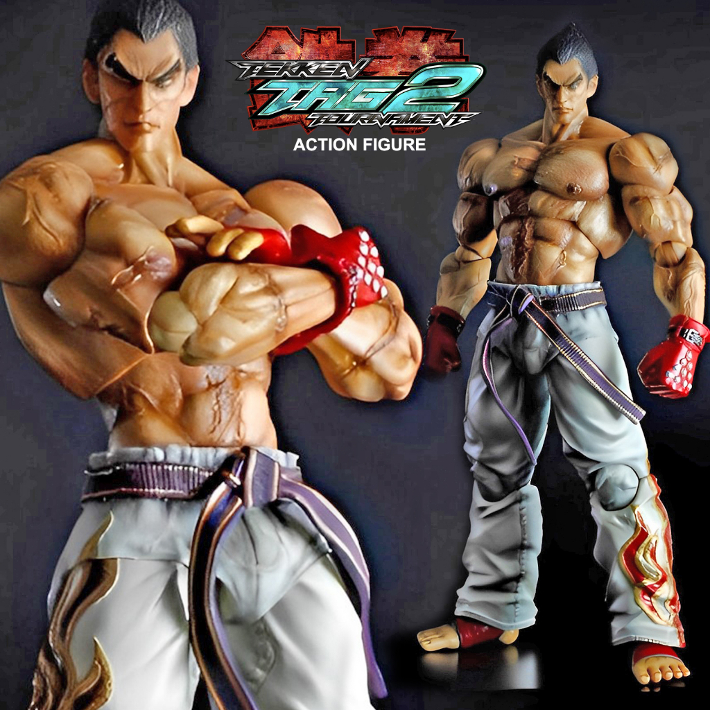 Play Arts Kai จากเกม Tekken Tag Tournament 2 เทคเคน Kazuya Mishima คาซึยะ มิชิมา โมเดล แอ็คชั่น ฟิกเ