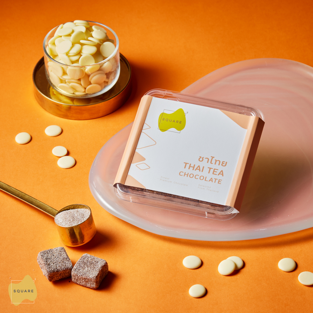SQUARE2 Nama Chocolate Thai Tea นามะช็อกโกแลต ชาไทย