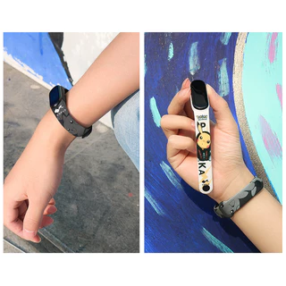 Mi Band 3/4/5/6/7 สายซิลิโคนพิมพ์ลายการ์ตูน TPU สายซิลิโคนนิ่ม MiBand5/6/7