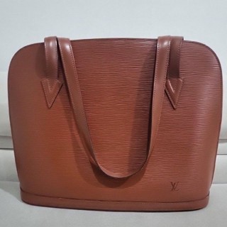 Louis Vuitton Lussac tote EPI สีน้ำตาล