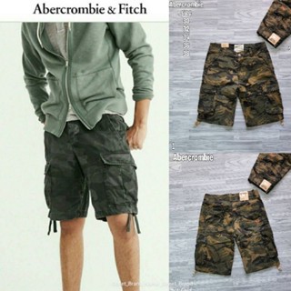 กางเกงขาสั้นลายทหาร Abercrombie &amp; Fitch ส่งฟรี