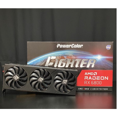 การ์ดจอ POWERCOLOUR RX 6800 FIGHTER 16GB GDDR6 สินค้ามือสอง มีประกันร้านให้ 14 วัน MAXCOM