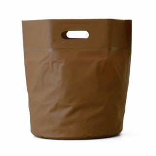 HIGHTIDE Tarp Bag Round M Brown (HEZ020-BR) / ถุงผ้าใบ ไซส์ M สีน้ำตาล แบรนด์ HIGHTIDE จากประเทศญี่ปุ่น