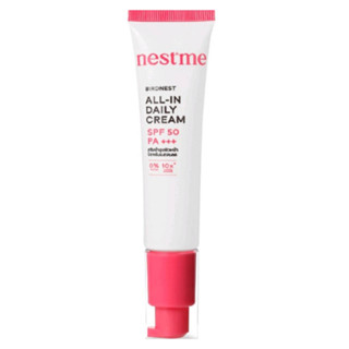 NEST ME Birdnest All In Daily Cream SPF 50 PA+++ ขนาด 30 ml. ครีมบำรุง โทนอัพกันแดด