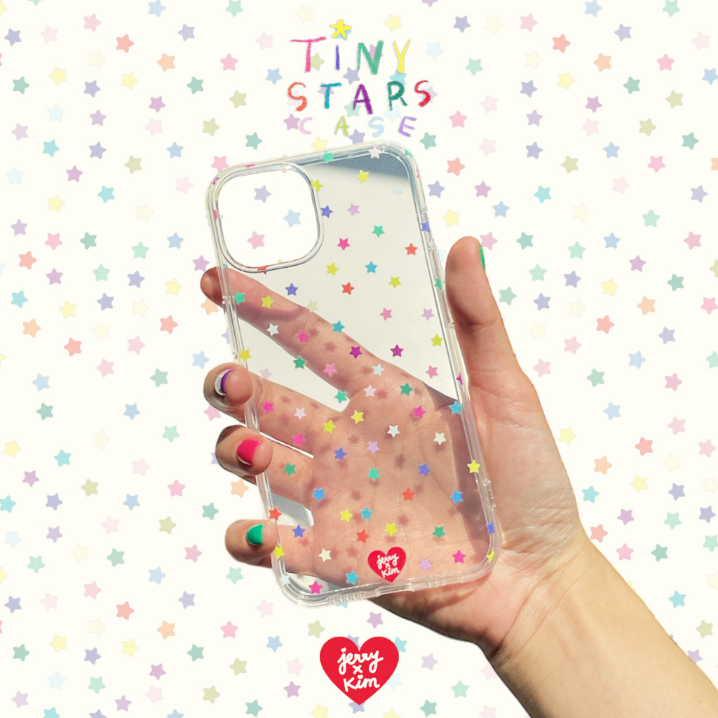 Tiny stars clear case 🤳🏼(เคสบางนิ่ม) Jerryxkimdotstick