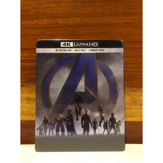 Avengers Endgame 4K+Bluray Steel Box Edition (สภาพมือ1/ไม่แกะซีล) แผ่นแท้100%