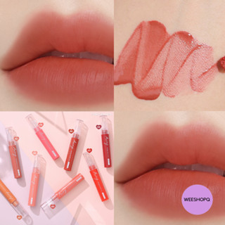 ลิปโทนสีชมพูตุ่น ( MEILINDA ) Airy rouge matte tint