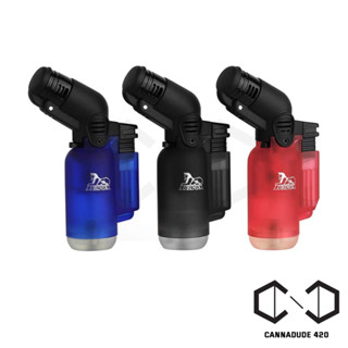 ไฟแช็ค LUBINSKI Lighter Windproof Butane Big Single Torch Jet Blue Lighter for Cooking BBQ Or เติม ไฟแชก SK-41