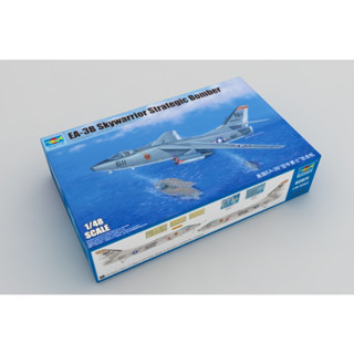 พลาสติก โมเดล ประกอบ TRUMPETER สเกล 1/48 EA-3B Skywarrior Strategic Bomber (02871)