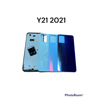 ฝาหลัง Y21 2021 ฝาหลัง Vivo Y21ปี 2021 บอดี้ชุด Y21 2021