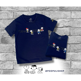 เสื้อยืดเด็กคอกลม สกรีนลายsnoopy  เนื้อผ้าดี ผ้านิ่ม ใส่สบาย งานสกรีนสวยซักแล้วไม่หลุดลอก