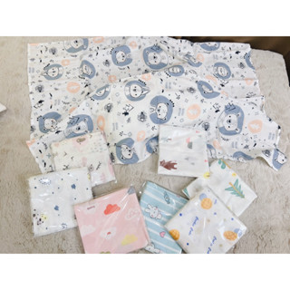 ผ้าห่อตัวใยไผ่แท้100%ผ้านุ่มมาก70x100cm